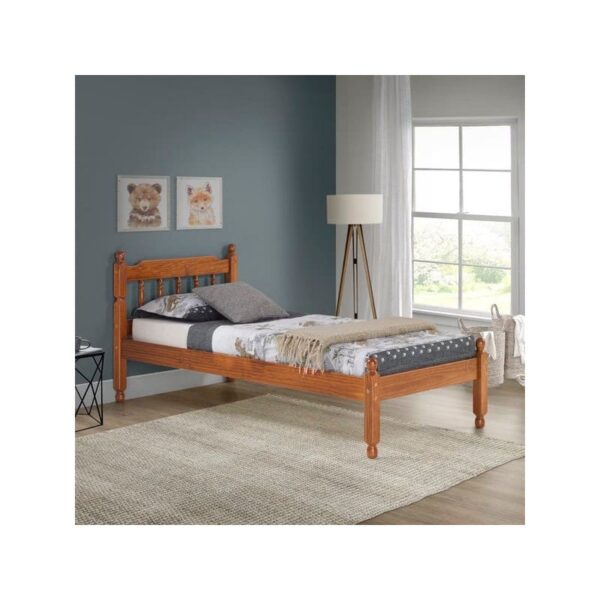 Cama Solteiro Torneado Mel Fosco - REF. 5178