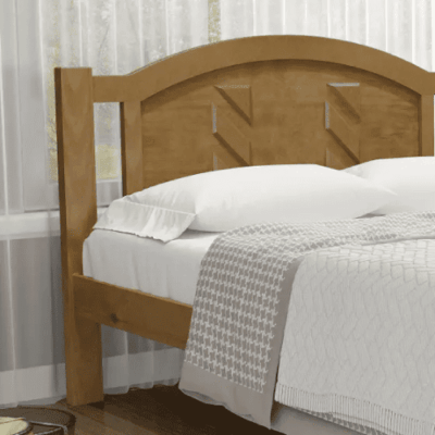 Alternative view of Cama Casal Grécia Imbuia - REF. 5158