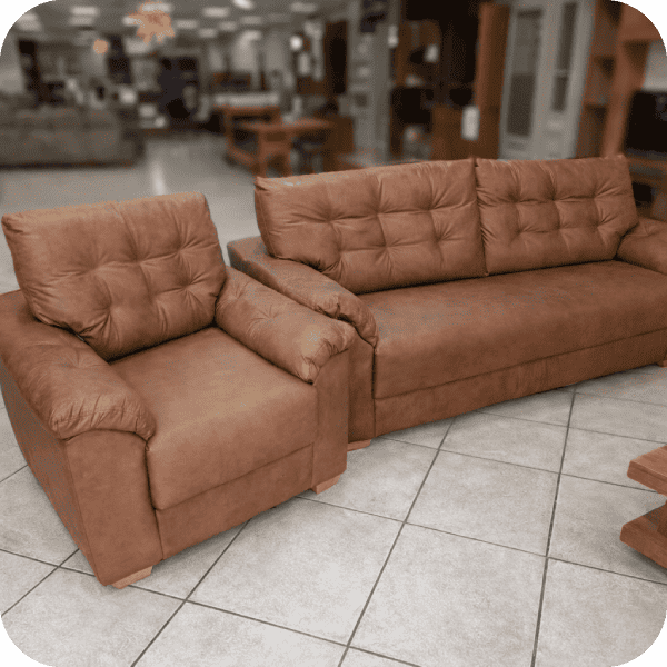 Sofá 3 X 2 Lugares Mod 5440 Tec Coss Paris - Ref. 6367