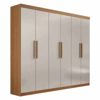 Roupeiro Leblon Cinamomo / Off White - Ref. 6083