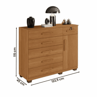 Alternative view of Cômoda Milão 114 Cinamomo Ref. 6107