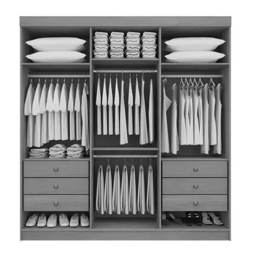 Roupeiro 6 Portas Colibri Cinamomo Ref. 6409 - Imagem 2