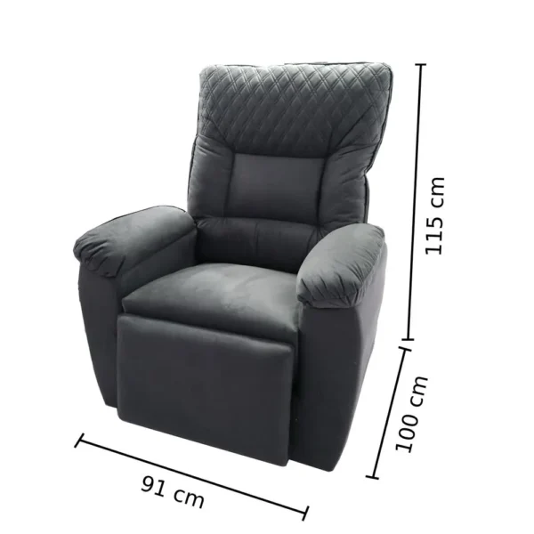 Alternative view of Poltrona do Papai mod 5619 Coss Black - Ref. 6480