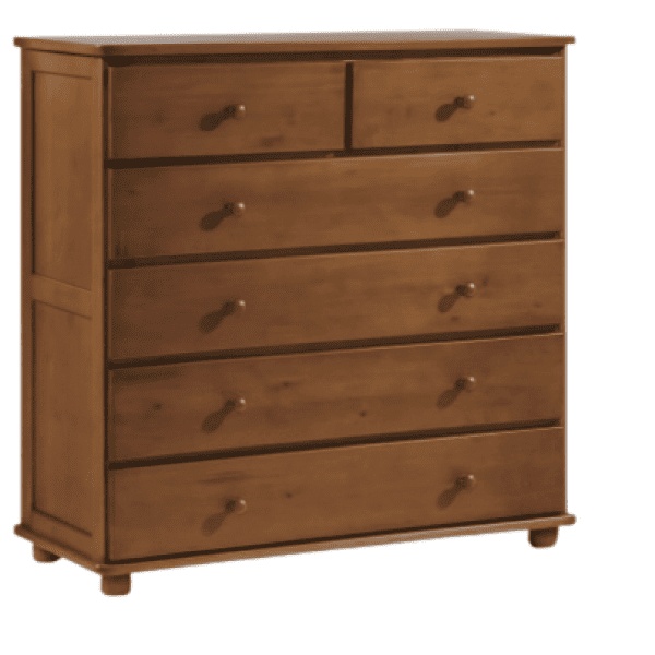 Alternative view of Cômoda Russa Grande 6 Gavetas Imbuia Ref. 1433