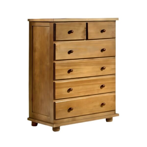 Alternative view of Cômoda 06 Gavetas Imbuia Natural Ref. 5182