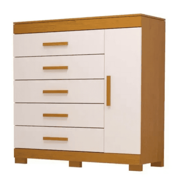 Alternative view of Cômoda Rayane Com Sapateira Cinamomo / Off White Ref. 6573