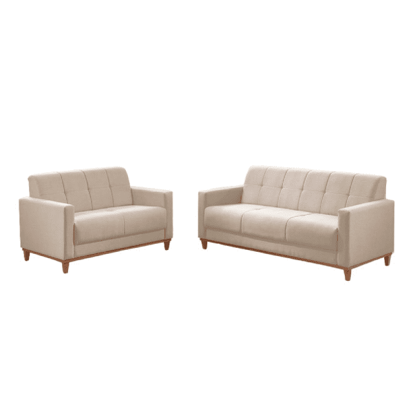 Alternative view of Conjunto 2x3 Lugares Chen Linho Veneza Ref. 6636