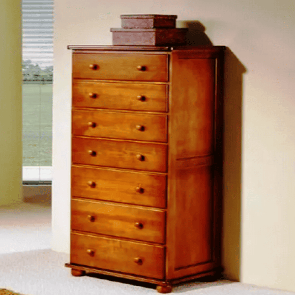 Cômoda Alta 07 Gavetas Fosco Ref. 1109