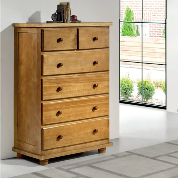 Cômoda 06 Gavetas Imbuia Natural Ref. 5182