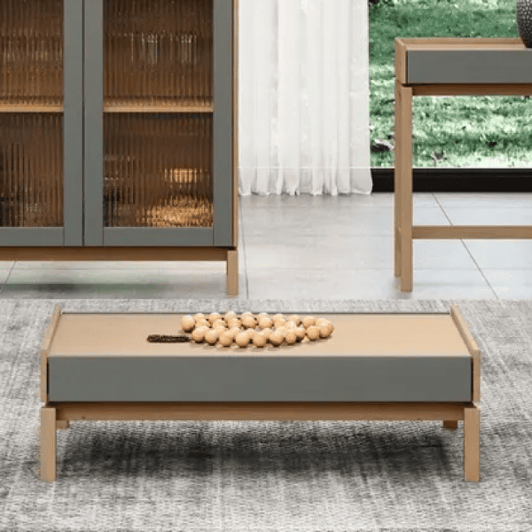 Mesa de Centro Barcelona OAK/FERROLAC Ref. 6656