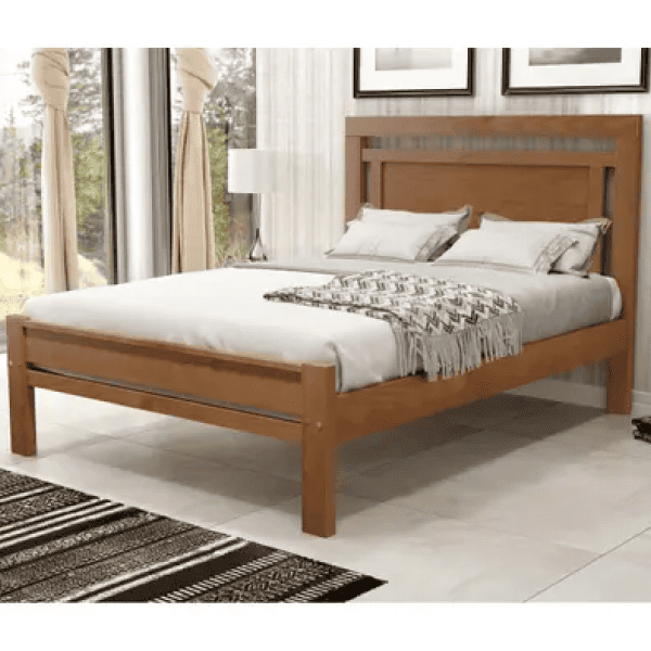Cama casal Paris Imbuia Ref. 6217