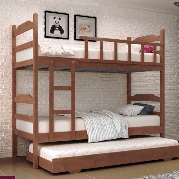 Beliche Cristina C/ 0,90 Mogno Acetinado Ref. 6431 sem cama auxiliar