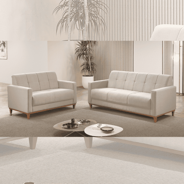 Conj 2x3 Lugares Mod 5610 Chen Linho Trento Ref. 6638