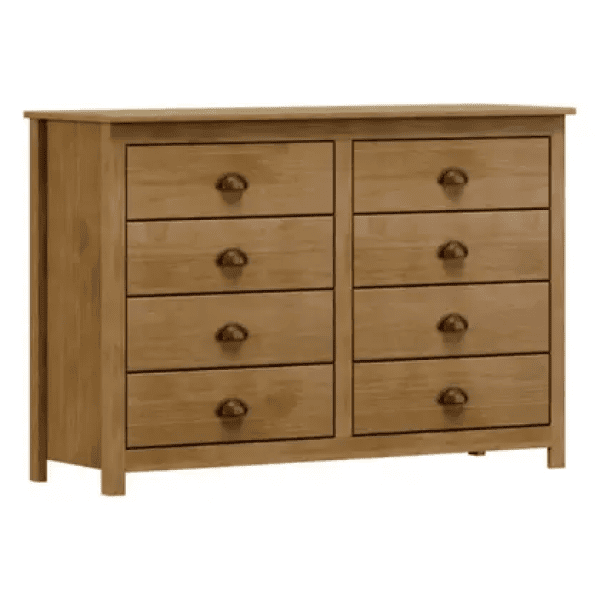 Cômoda 8 Gavetas Topazio cor Freijó Ref. 6657