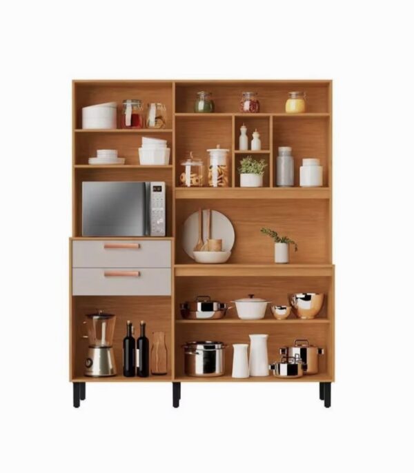 Alternative view of Armário de cozinha compacta Nápoles cinamomo/off com 1,60m - Ref.6565