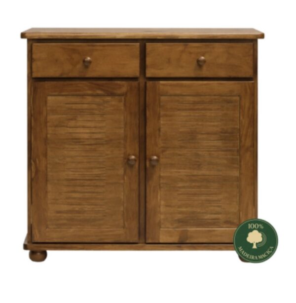 Balcão milano 2 gavetas e 2 portas Imbuia fosco