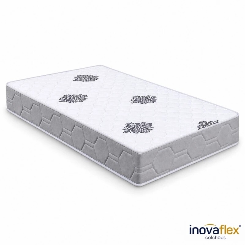 Colchão Solteiro Confort Premium Ortopédico D28 - Inovaflex + Box Solt. Korino Preto - 88x188x55 | Suporta até 120kg - Imagem 10