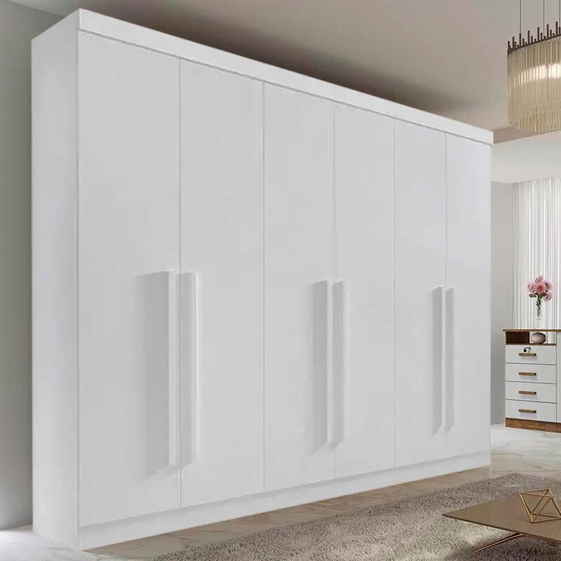Guarda-roupa Casal Da Vinci Plus Branco 6 Portas 6 Gavetas 100% MDF Larg. 2.75m - D Doro - Imagem 3