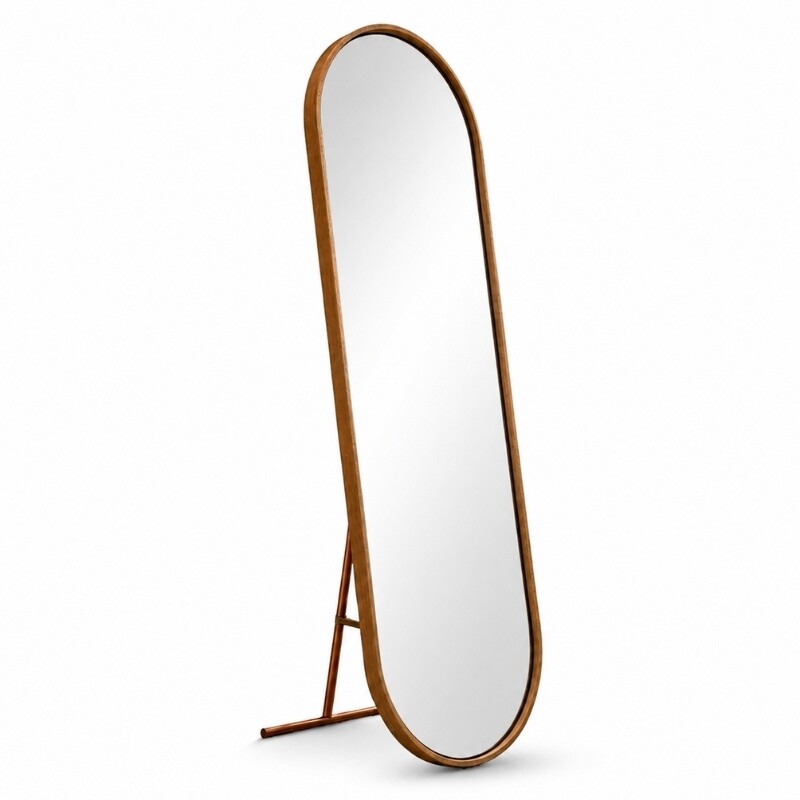 Toucador Alamanda Espelho Oval Castanho/Bronze - JB Bechara - Imagem 3