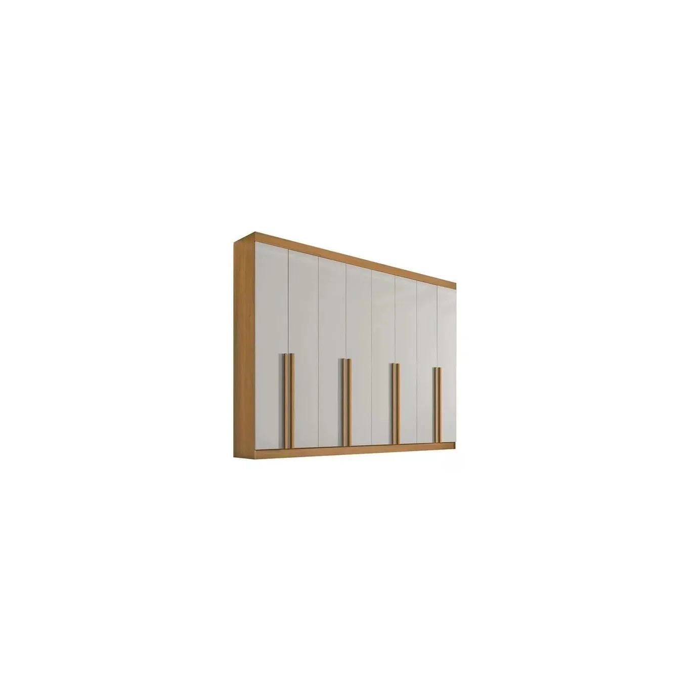 Guarda Roupa Casal 8 Pts Daymond Cinamomo Off White .REF 6586