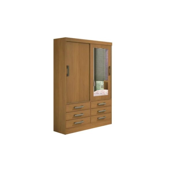 Guarda Roupa Roupeiro Meridian 2 Portas 6 Gaveta REF: 5799