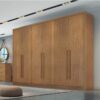 Roupeiro Casal Robust Plus Cumaru 6 Portas 8 Gavetas 100% MDF Larg. 2.76m - Novo Horizonte
