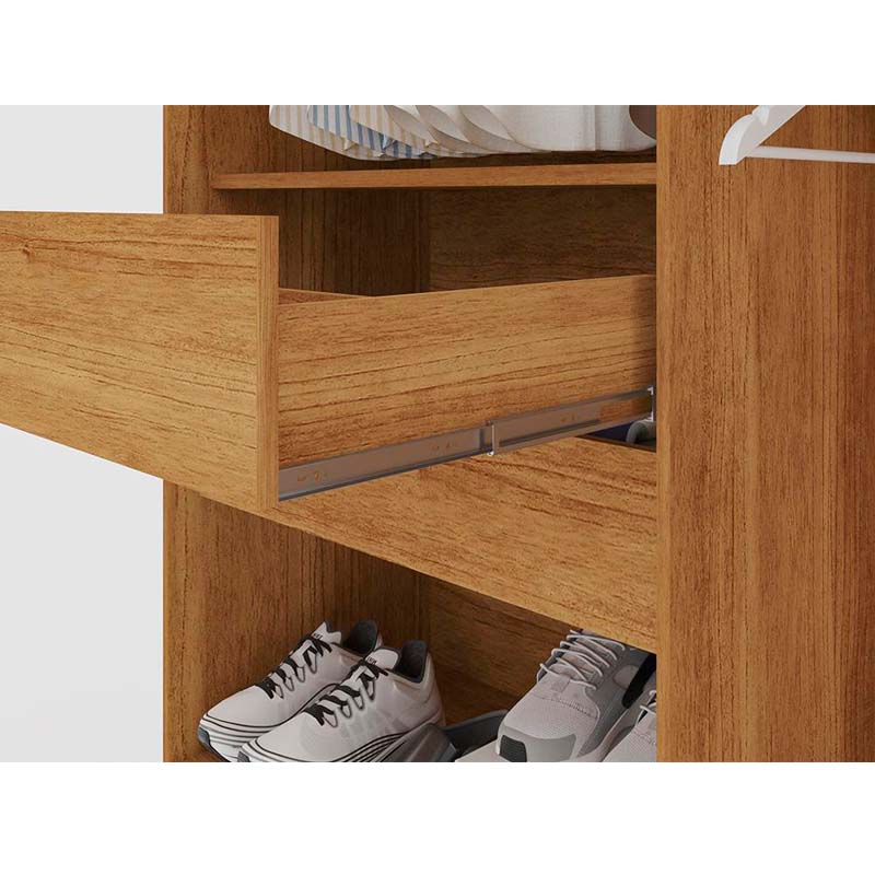 Guarda-roupa Casal Coliseu Cinamomo/Off 6 Portas 4 Gavetas Larg. 2.20m REF: 6835 - Imagem 6