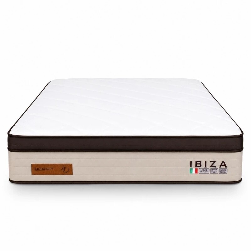 Colchão Queen Ibiza 158x198x25 Molas Ensacadas - Bianchi | Suporta até 400kg - Imagem 3