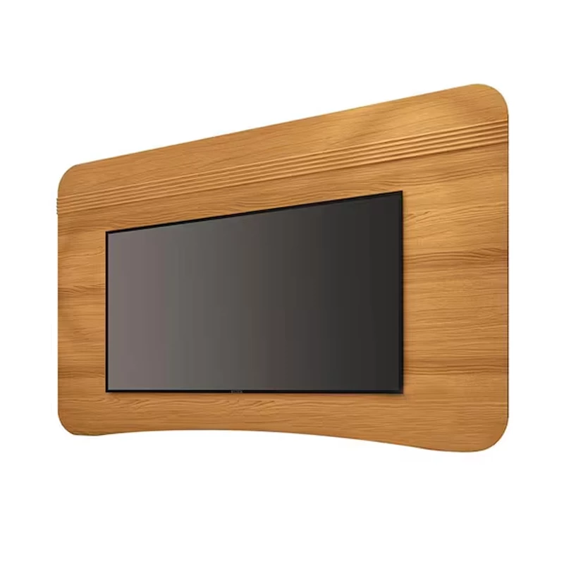 Rack Elara Larg. 2.00m Cinamomo + Painel Armoni Larg. 2.00m Cinamomo - HB Móveis - Imagem 5